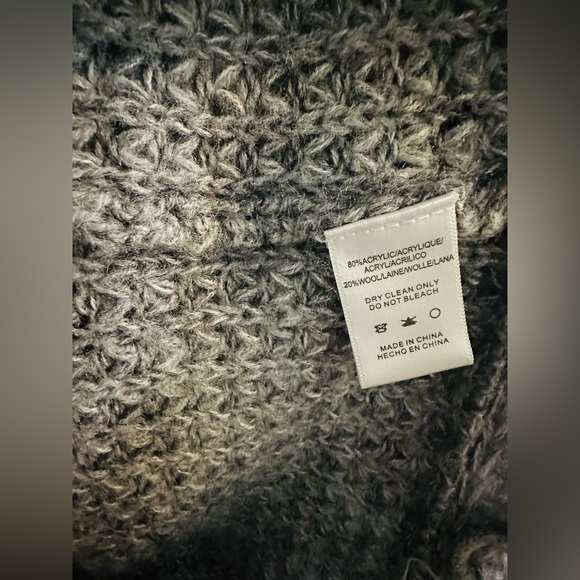 Moth Rocia Open Front Women’s Cardigan Xsmall in Grey Anthropologie Exclusive - Picture 11 of 13